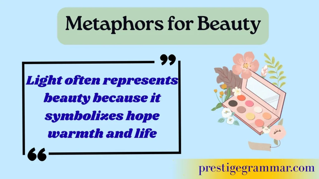 Light Metaphors for Beauty