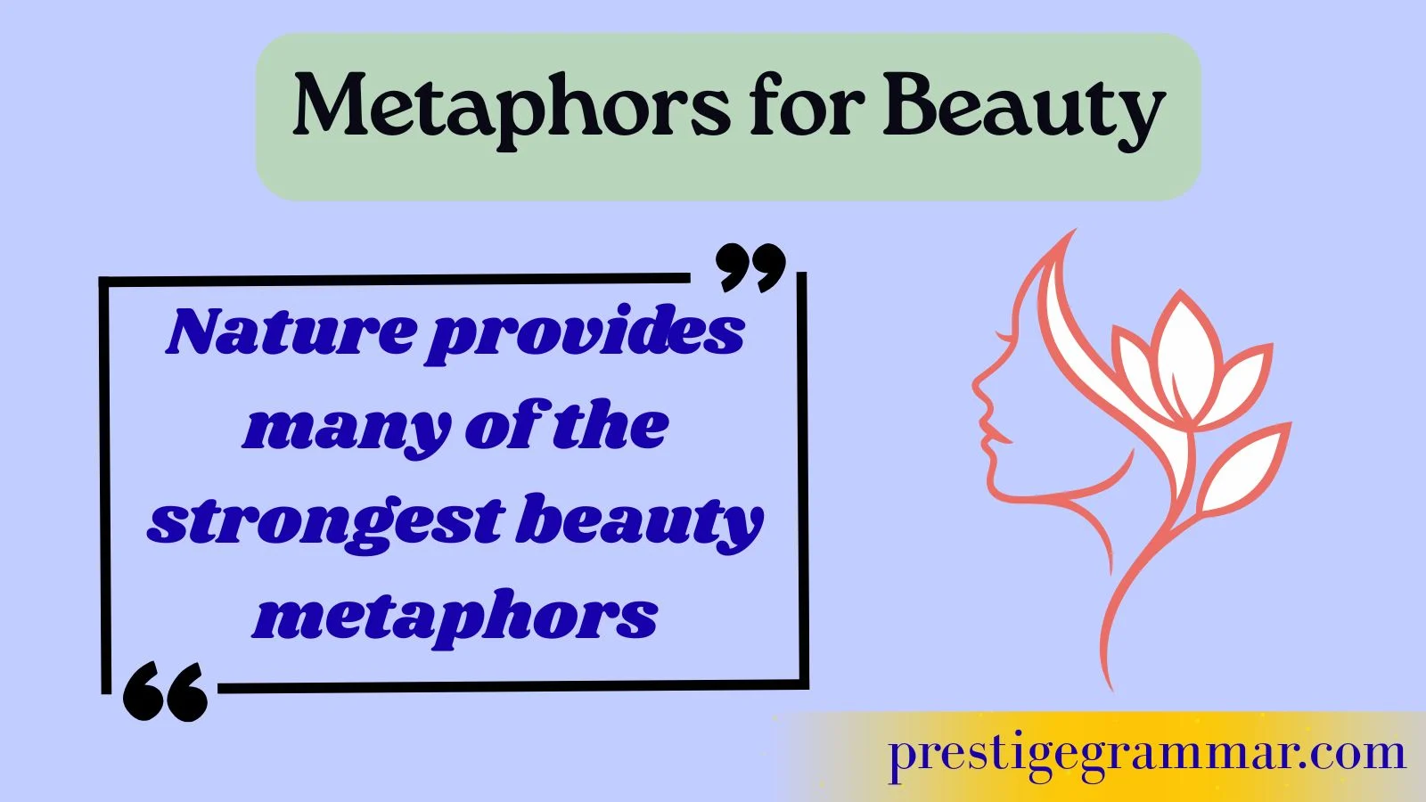 metaphors for beauty