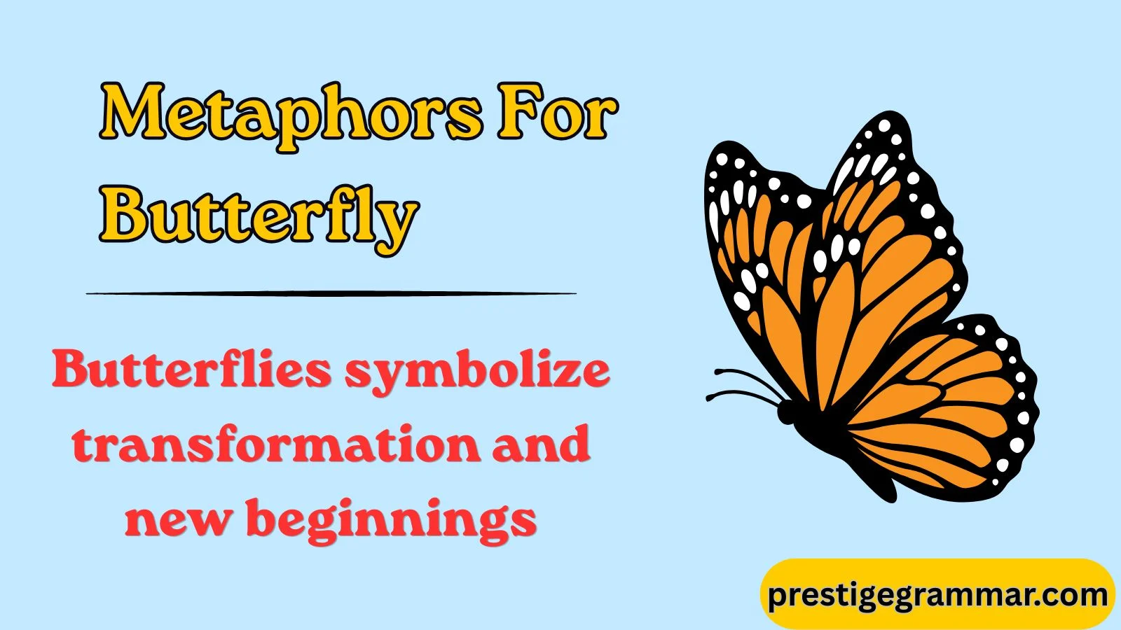 metaphors for butterfly
