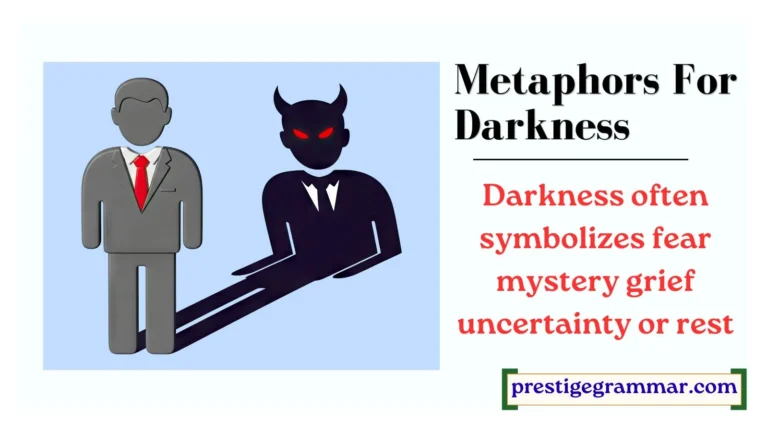 metaphors for darkness