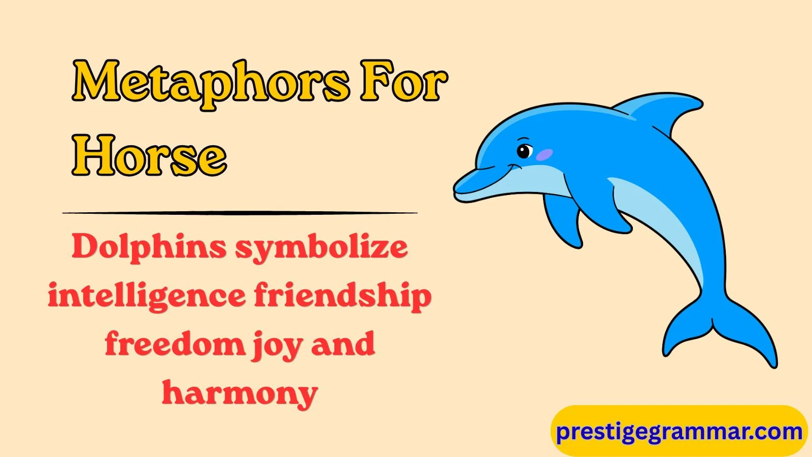 metaphors for dolphin