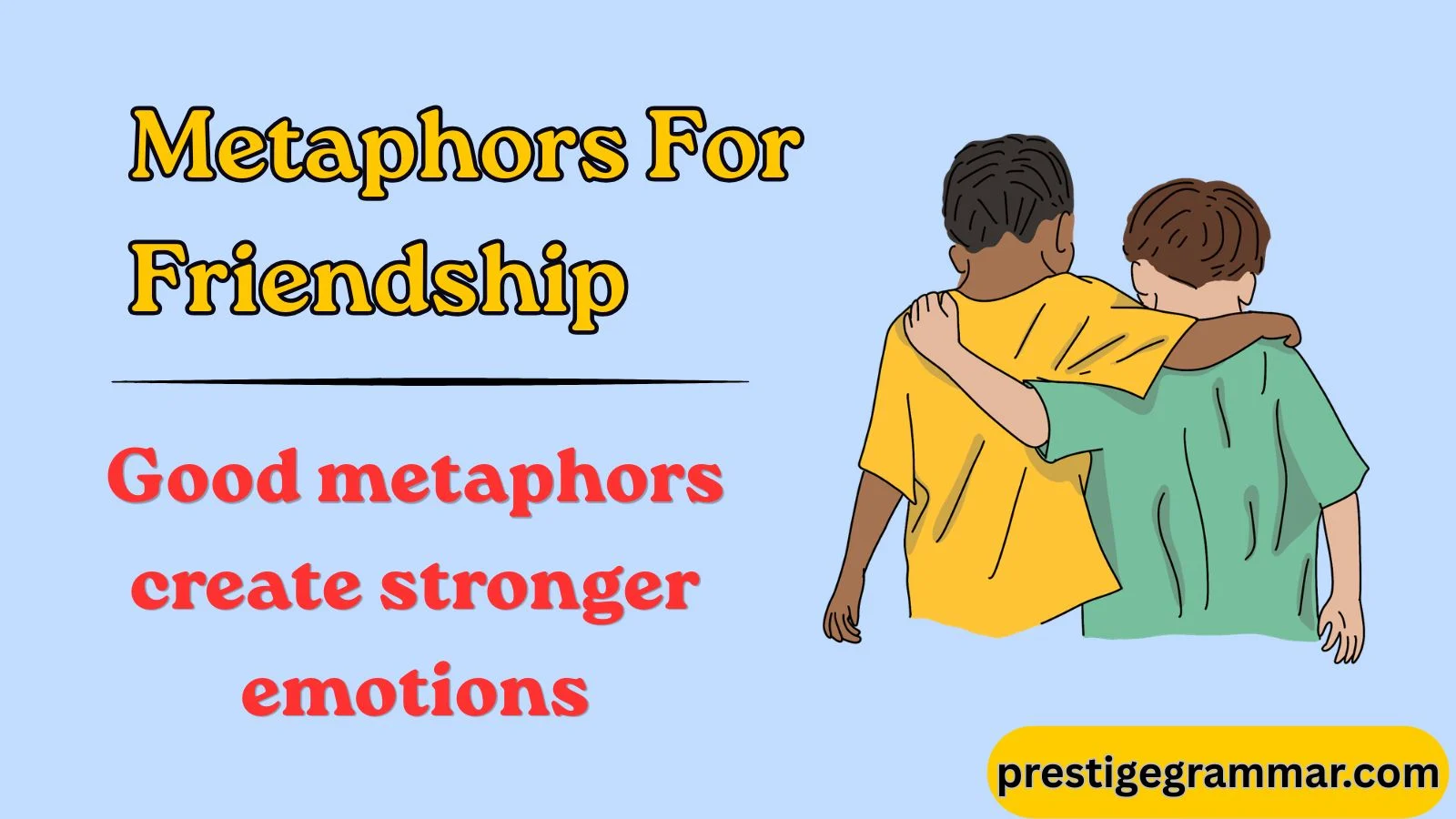 metaphors for friendship