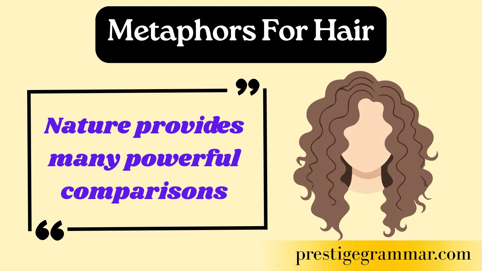 metaphors for hair