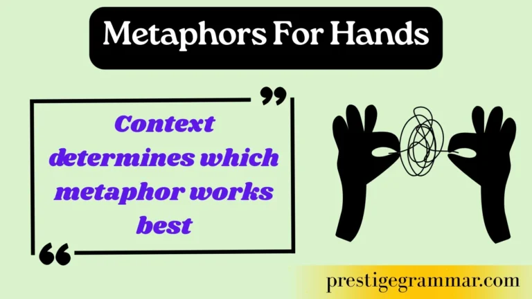 metaphors for hands