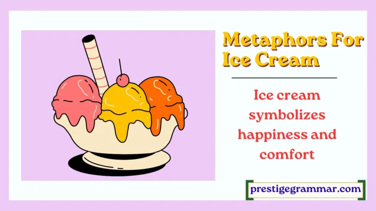 metaphors for ice cream