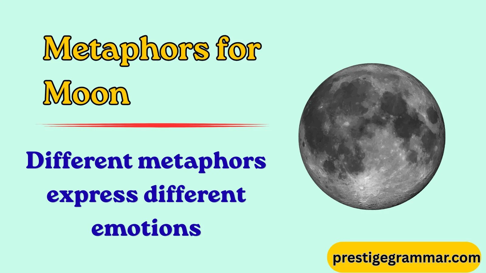 metaphors for moon