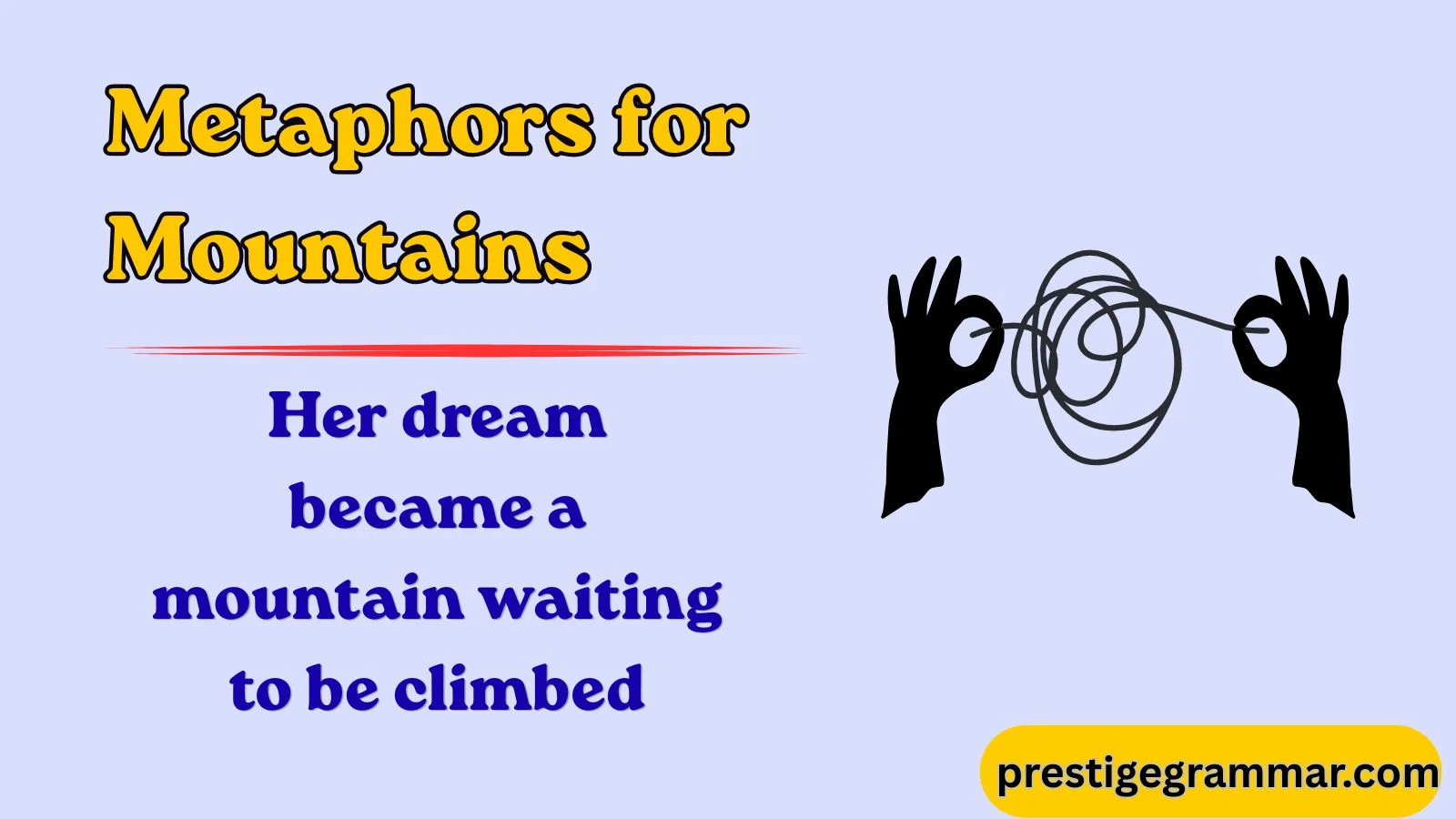 Metaphors for Mountains