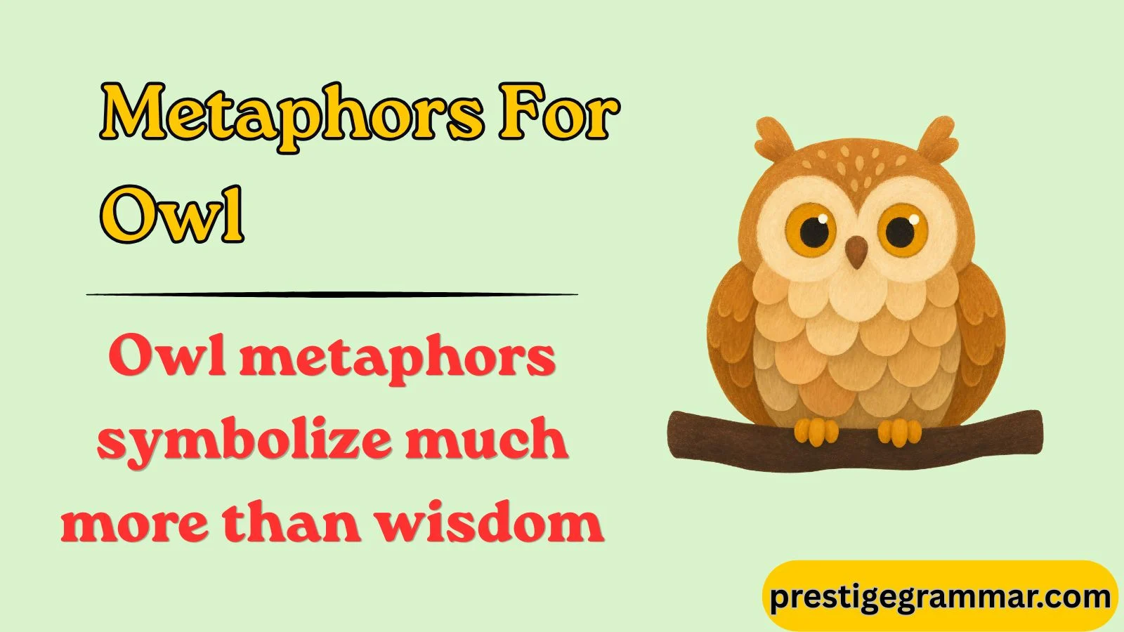 Metaphors for Owl