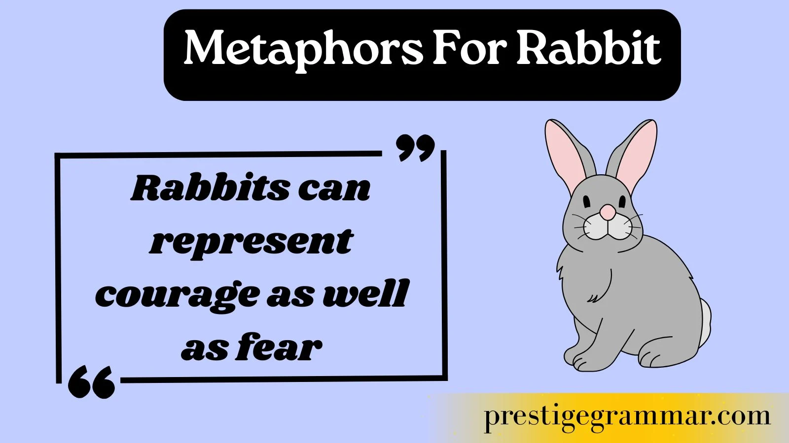 Metaphors for Rabbit