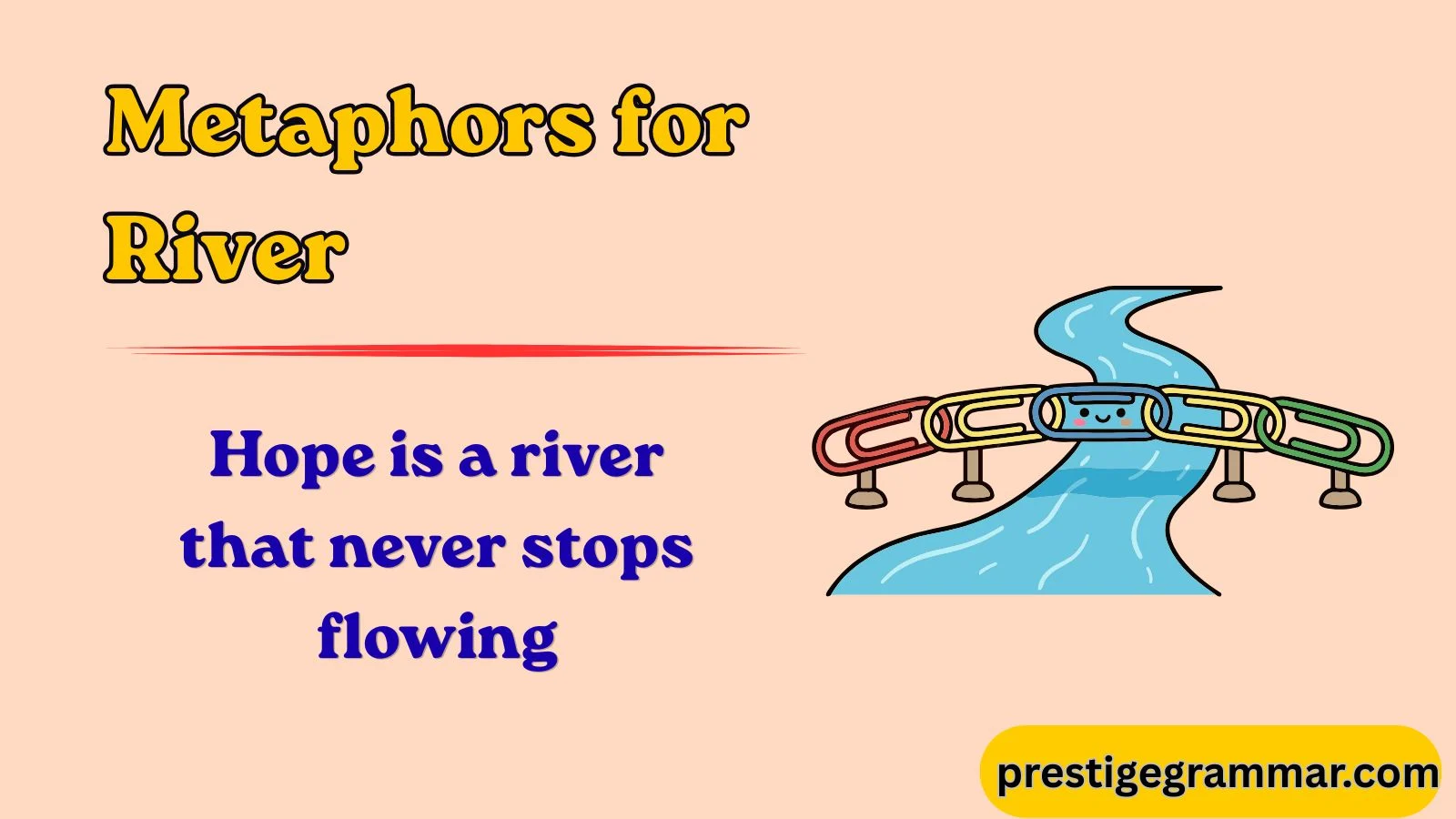 metaphors for river