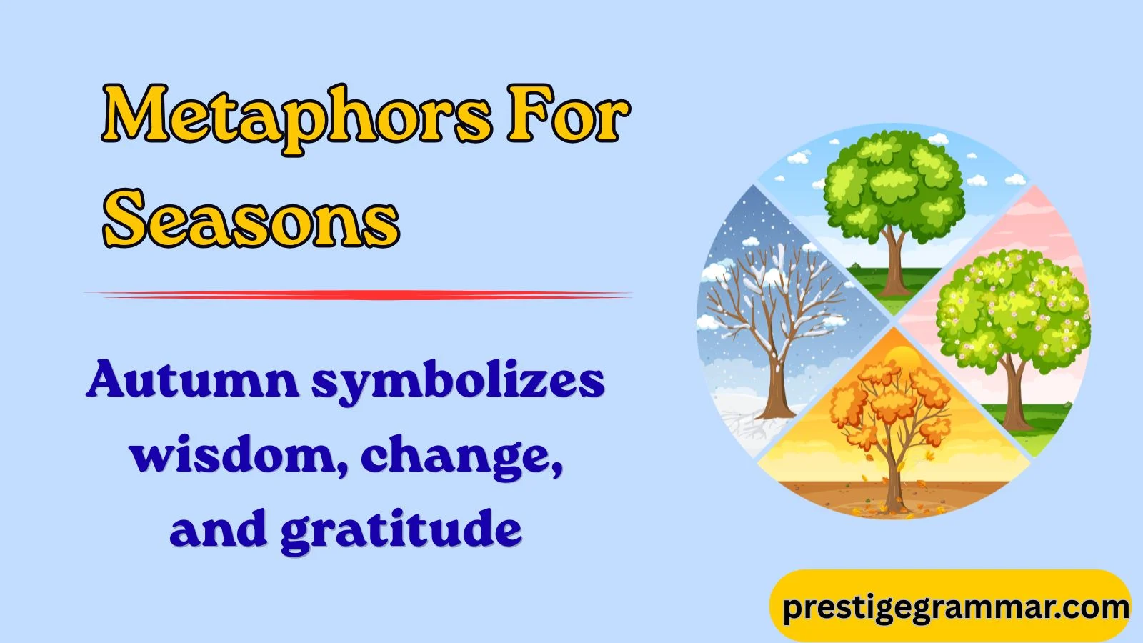 metaphors for seasons