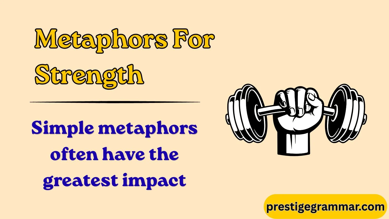 Metaphors for Strength