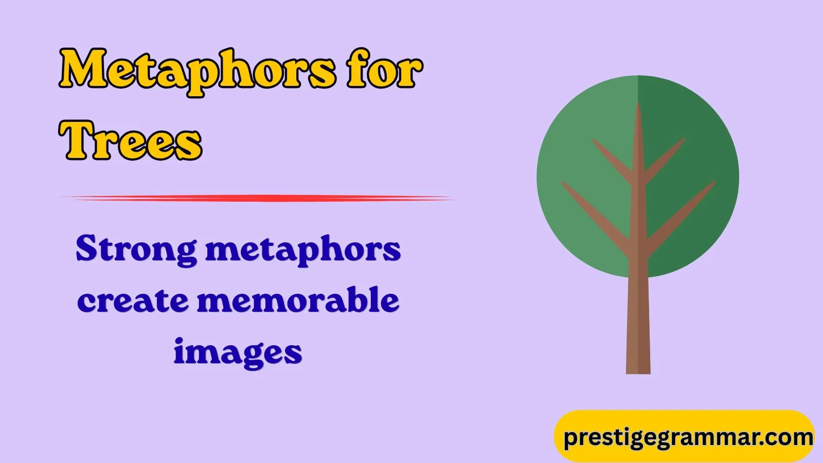 Metaphors for Trees