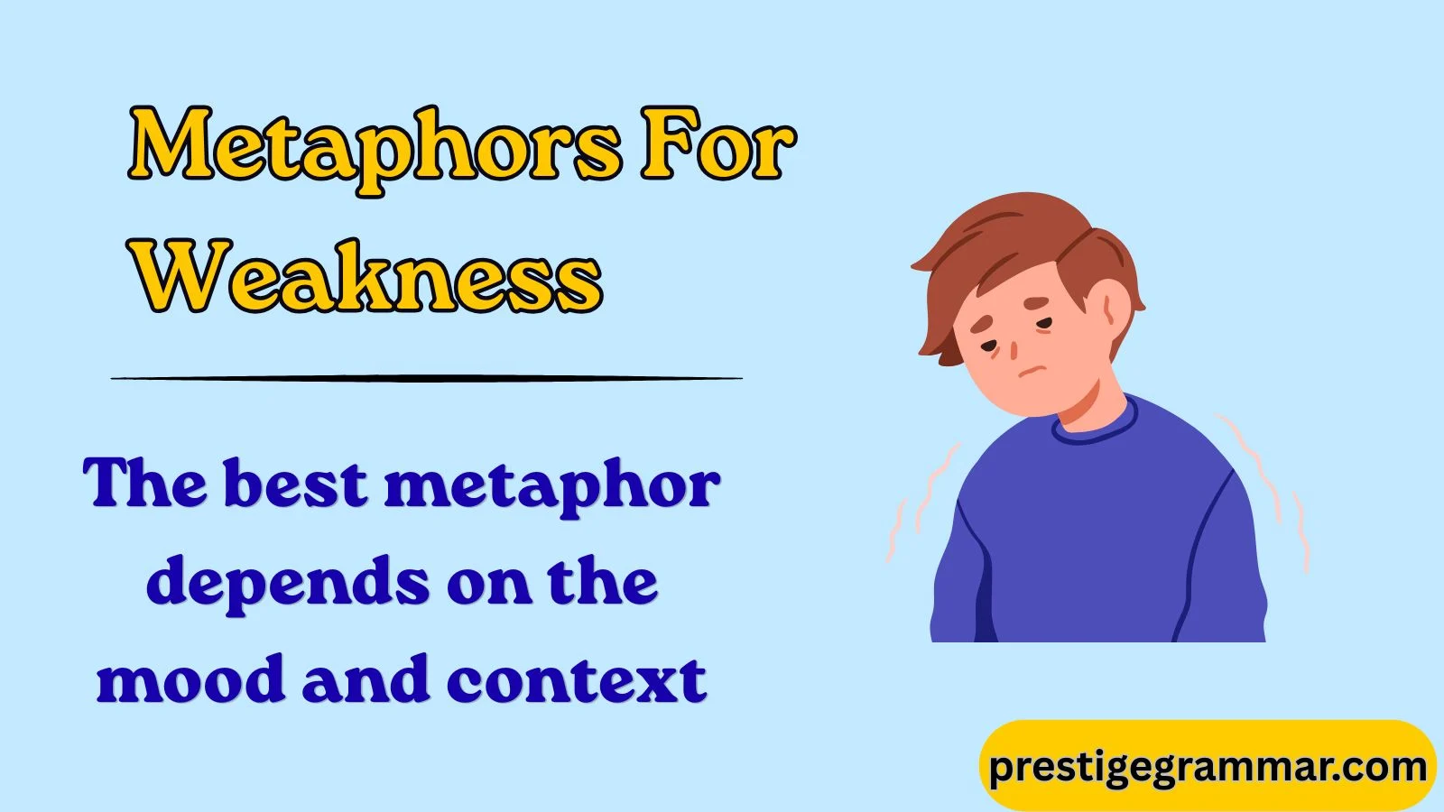 Metaphors for Weakness