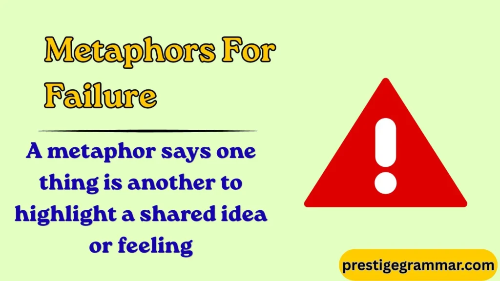 Understanding Metaphors for Failure