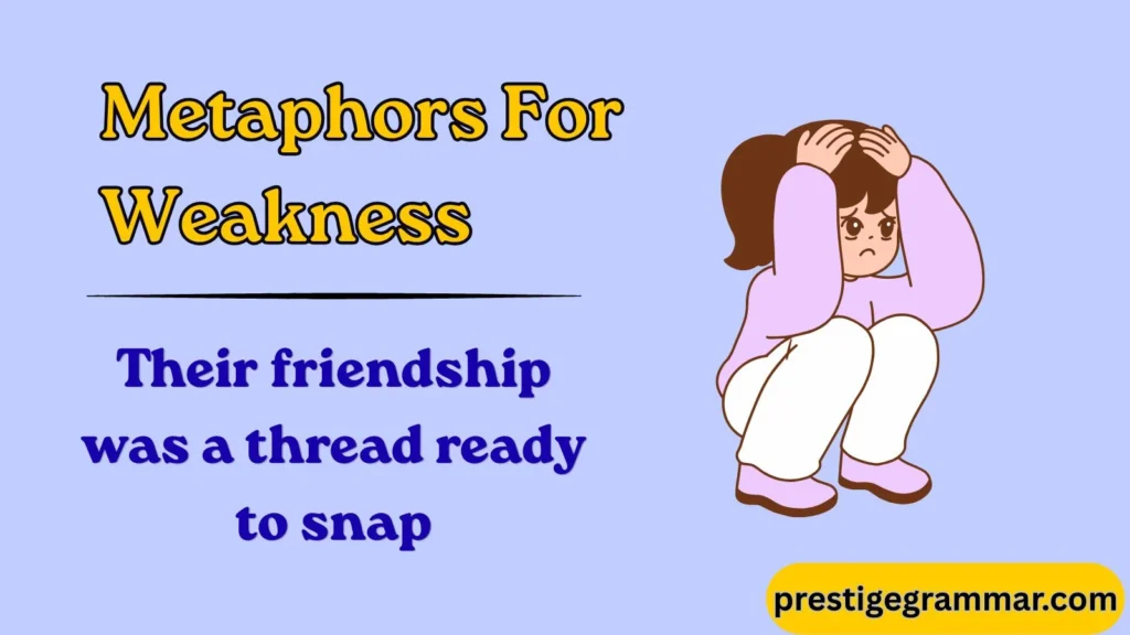 What Is a Metaphor for Weakness